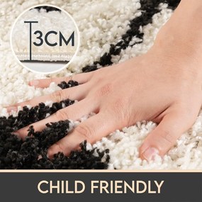 Czarno-kremowy dywan dziecięcy ø 120 cm Fun – Ayyildiz Carpets