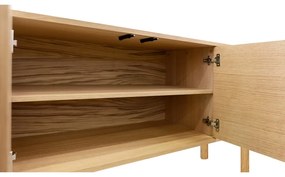 Komoda w dekorze dębu w naturalnym kolorze 189x65x44 cm Shift – Woodman