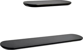 Czarne półki zestaw 2 szt. 55 cm Arely – Kave Home