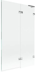Mexen Lunar L parawan nawannowy 2-skrzydłowy prawy 110 x 150 cm, transparent, chrom - 897L-110-100-01-00-P
