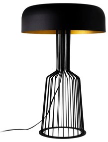 Czarna lampa stołowa z metalowym kloszem (wysokość 57 cm) Fellini – Opviq lights