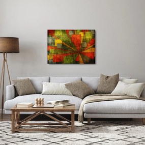 Obraz na szkle abstrakcji geometrycznej (70x50 cm)