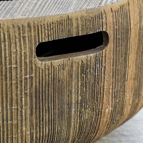 Outsunny Miska na ogień z pokrywą, kosz na ogień z hakem do podżegania na kemping