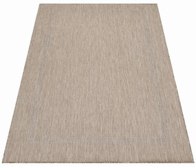 Dywan zewnętrzny Relax ramka beżowy 160 cm x 230 cm
