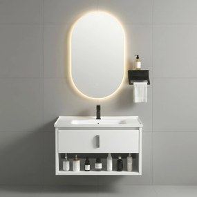 Zestaw mebli łazienkowych z Umywalką Toledo 60cm Biały