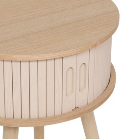 Szafka nocna NYSOS z 2 drzwiczkami, Ø 40 cm