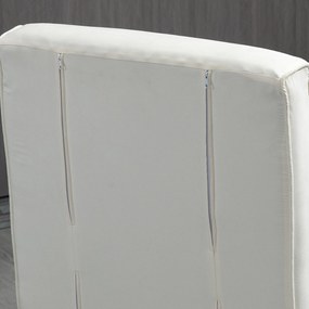 HOMCOM Fotel relaksacyjny z funkcją leżanki i łóżka gościnnego kremowy 65x69x80 cm | Aosom PL