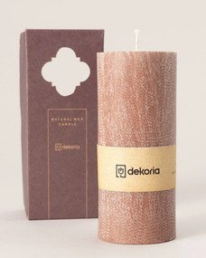 Świeca zapachowa palmowa walec Old Pink