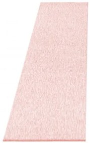 Dywan wykładzinowy na filcu Nizza różowy melanż 80 cm x 250 cm