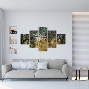Obraz wschodu słońca (125x70 cm)