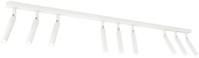 Biała sufitowa lampa reflektorowa - 4X D143 S5-H72