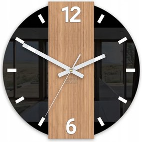 Zegar ścienny nowoczesny z cichym mechanizmem do salonu sypialni okrągły