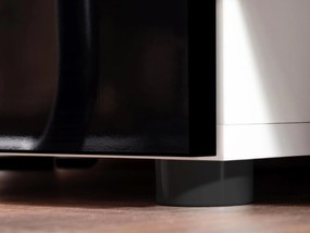 Szeroka szafka RTV Bridge V2 z frontami w połysku