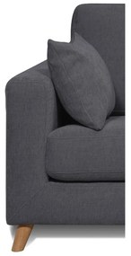 Ciemnoszara sofa 157 cm Faria – Scandic