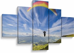 Obraz - Paralotniarstwo (125x70 cm)