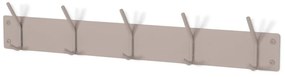 Szarobrązowy metalowy wieszak ścienny 70 cm Fusion – Spinder Design