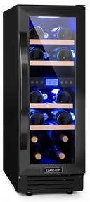 Klarstein Vinovilla 29.5cm 17 Butelek Winiarka Podblatowa Dwustrefowa Czarny