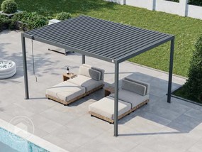 PRIMEYARD 3x4m Pergola Deluxe, lamelowa, antracyt - (GFPV01111)