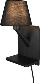 Kinkiet w kolorze matowej czerni Comfort – Trio