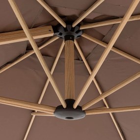 Doppler ALU WOOD 300 x 220 cm brązowa