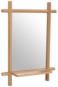 Lustro ścienne B027 NAT, bambus