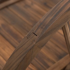 Outsunny Most ogrodowy z drewna świerkowego, drewniany most z wzorem koła, do 150 kg 100 x 50 x 37 cm Postarzany