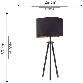 Nowoczesna lampka nocna na białym stelażu - A7-F02