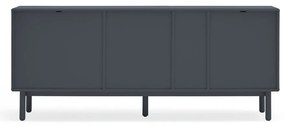 Ciemnoszara wysoka komoda 180x76 cm Corvo – Teulat