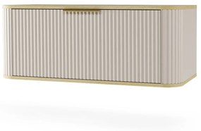 Szafka pod umywalkę nablatową RIVELA 1S 80cm kaszmirowa STRAMA