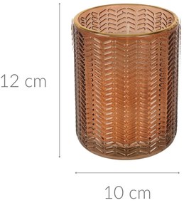 Świeczka w szkle, 12 cm