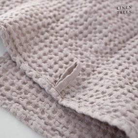 Jasnoróżowe ręczniki zestaw 3 szt. Honeycomb – Linen Tales