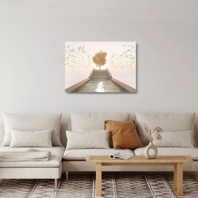 Obraz na szkle - Most do nieznanego (70x50 cm)