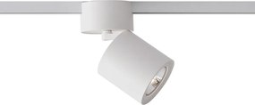 Nowoczesny biały reflektor do systemu szynowego 1-fazowego GU10 70mm - Iconic Roto