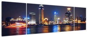 Obraz - Refleksy nocy (170x50 cm)