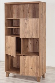 Półka skandynawska – 80 x 155 x 36 cm – Kolor sosny atlantyckiej – 100% melaminy