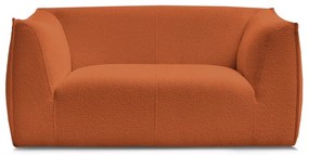 Pomarańczowa sofa z materiału bouclé 170 cm Giorgia – Bobochic Paris