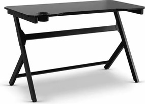 Koda biurko gamingowe – czarne, LED