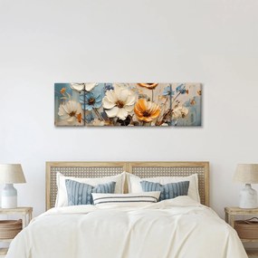 Obraz - Bukiety, malarstwo (170x50 cm)