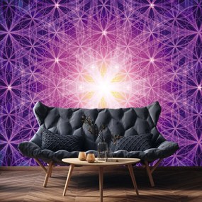 Fototapeta - Fioletowa energia (196x136 cm)