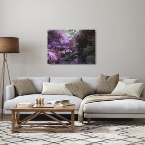 Obraz na szkle - Mistyczny ogród (70x50 cm)