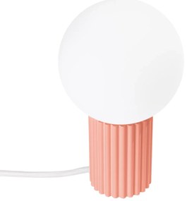 Lampa biurkowa HALO brzoskwiniowa ryflowana SOLLUX  LIGHTING