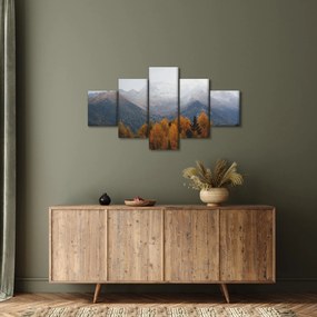 Obraz - Widok na grzbiety górskie (125x70 cm)