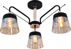 Nowoczesna lampa sufitowa z trzema kloszami - L7-E43