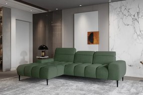 Narożnik GIANO S układ L Lewostronny z elektryczną regulacją siedziska w ktaninie AUSTIN 13 WERSAL