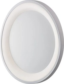 Okrągła lampa sufitowa Anna z metalu i lakierowanego na biało aluminium ze zintegrowaną diodą LED H.7 Ø50 BL249-P50