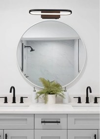 Kinkiet LED w kolorze matowej czerni (dł. 40 cm) Gianni – Trio