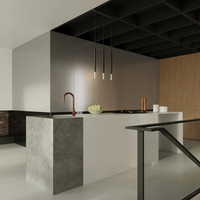 Metalowa lampa wisząca w czarno-srebrnym kolorze Asarot – Sollux