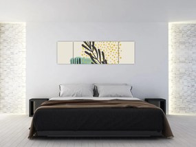 Obraz - Arkusze abstrakcyjne N⁰3 (170x50 cm)