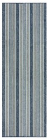 Zielononiebieski dywan odpowiedni na zewnątrz 80x230 cm Roma Stripe – Flair Rugs