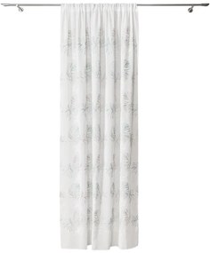 Biało-niebieska firanka 140x260 cm Cybele – Mendola Fabrics